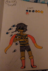 New undertale au frisk design